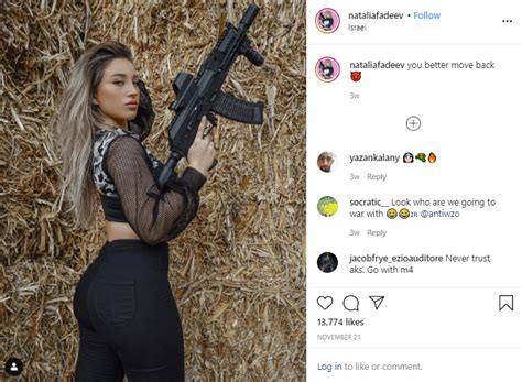 Natalia fadeev onlyfans leaked - Natalia Fadeev, also known as Gun Waifu, is a popular Israeli influencer and IDF soldier who combines waifu aesthetics and catgirl cosplay to engage her 756k followers with pro-Israel propaganda. She shares content on various social media platforms, including Instagram and TikTok, where she has gained a significant following.